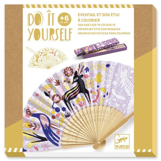 Abanico DIY con Estuche para Colorear – Djeco