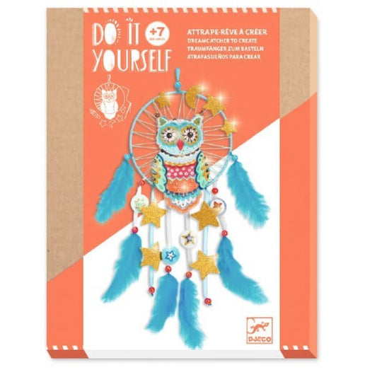 Kit DIY Atrapasueños Lechuza Dorada – Djeco