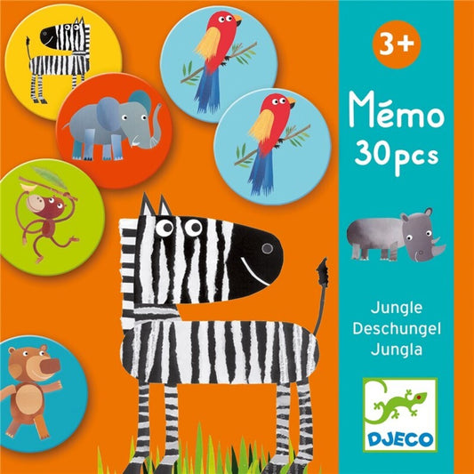 Juego de Memoria Infantil Animales de la Jungla – Djeco