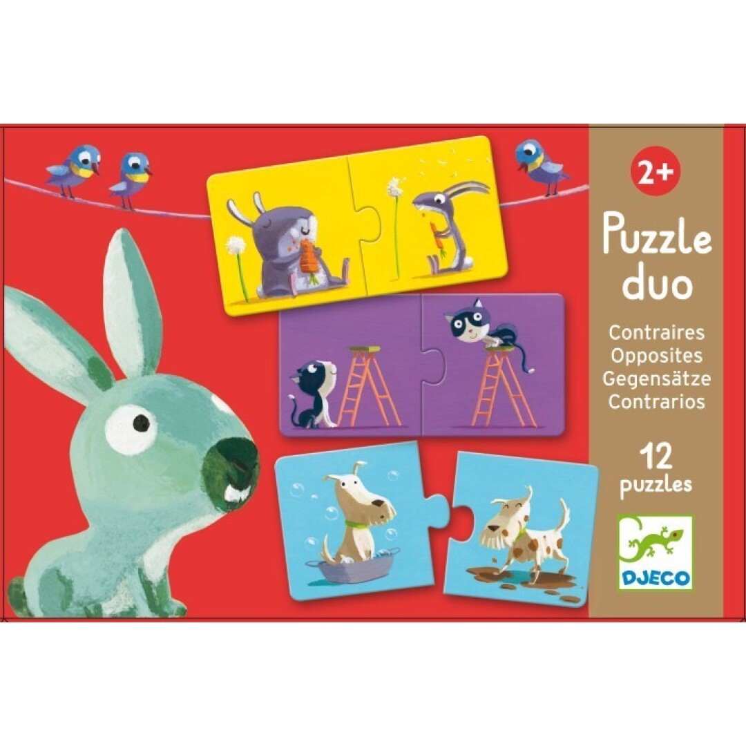 Puzzle Dúo Contrarios – Djeco