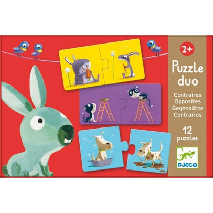 Puzzle Dúo Contrarios – Djeco