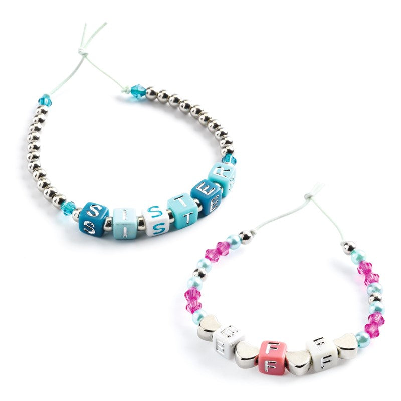Kit de Perlas con Letras para Hacer Pulseras – 1000 Cuentas