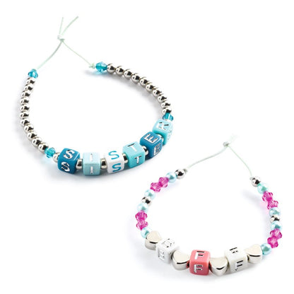 Kit de Perlas con Letras para Hacer Pulseras – 1000 Cuentas