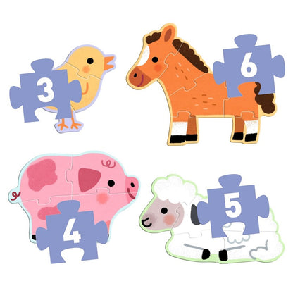Puzzle Evolutivo En la Granja – Djeco