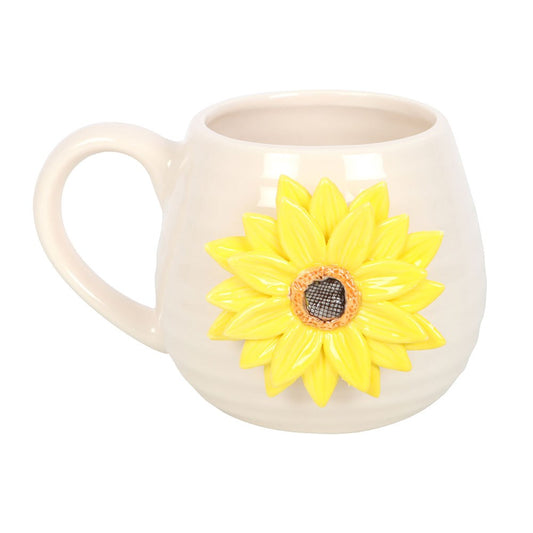 Taza de Cerámica Girasol 3D 450 ml