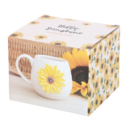 Taza de Cerámica Girasol 3D 450 ml