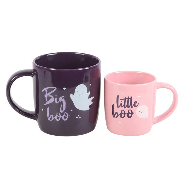 Set de Tazas Halloween "Big Boo" y "Little Boo" – Decoración Festiva para el Hogar