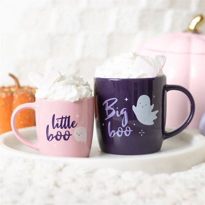 Set de Tazas Halloween "Big Boo" y "Little Boo" – Decoración Festiva para el Hogar