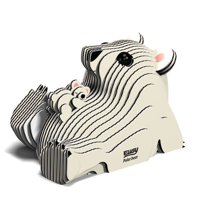 Puzzle 3D Eugy Oso Polar Ecológico para Montar
