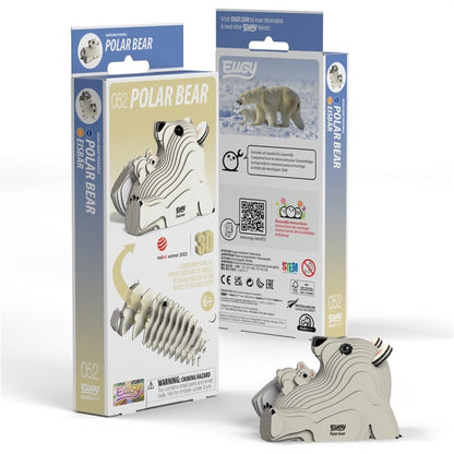 Puzzle 3D Eugy Oso Polar Ecológico para Montar