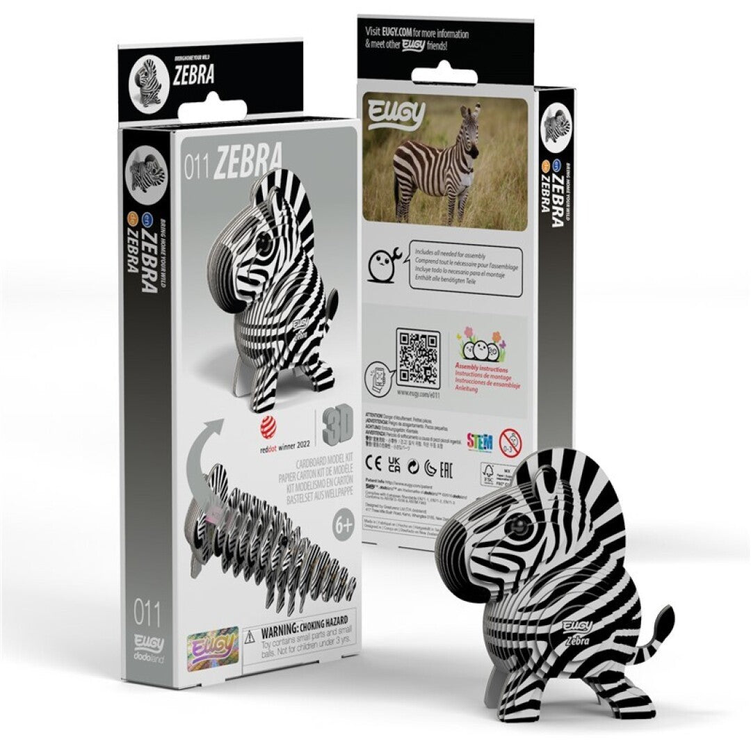 Puzzle 3D Eugy Cebra para Montar