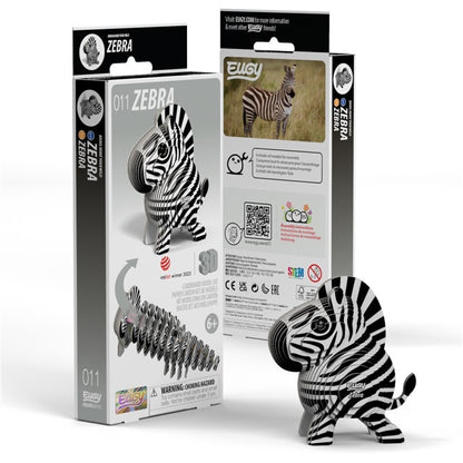 Puzzle 3D Eugy Cebra para Montar