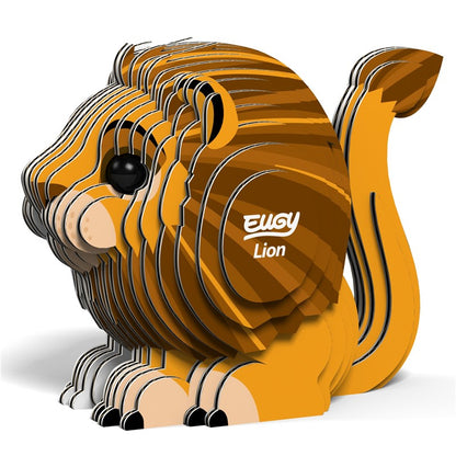 Puzzle 3D Eugy León Ecológico para Montar