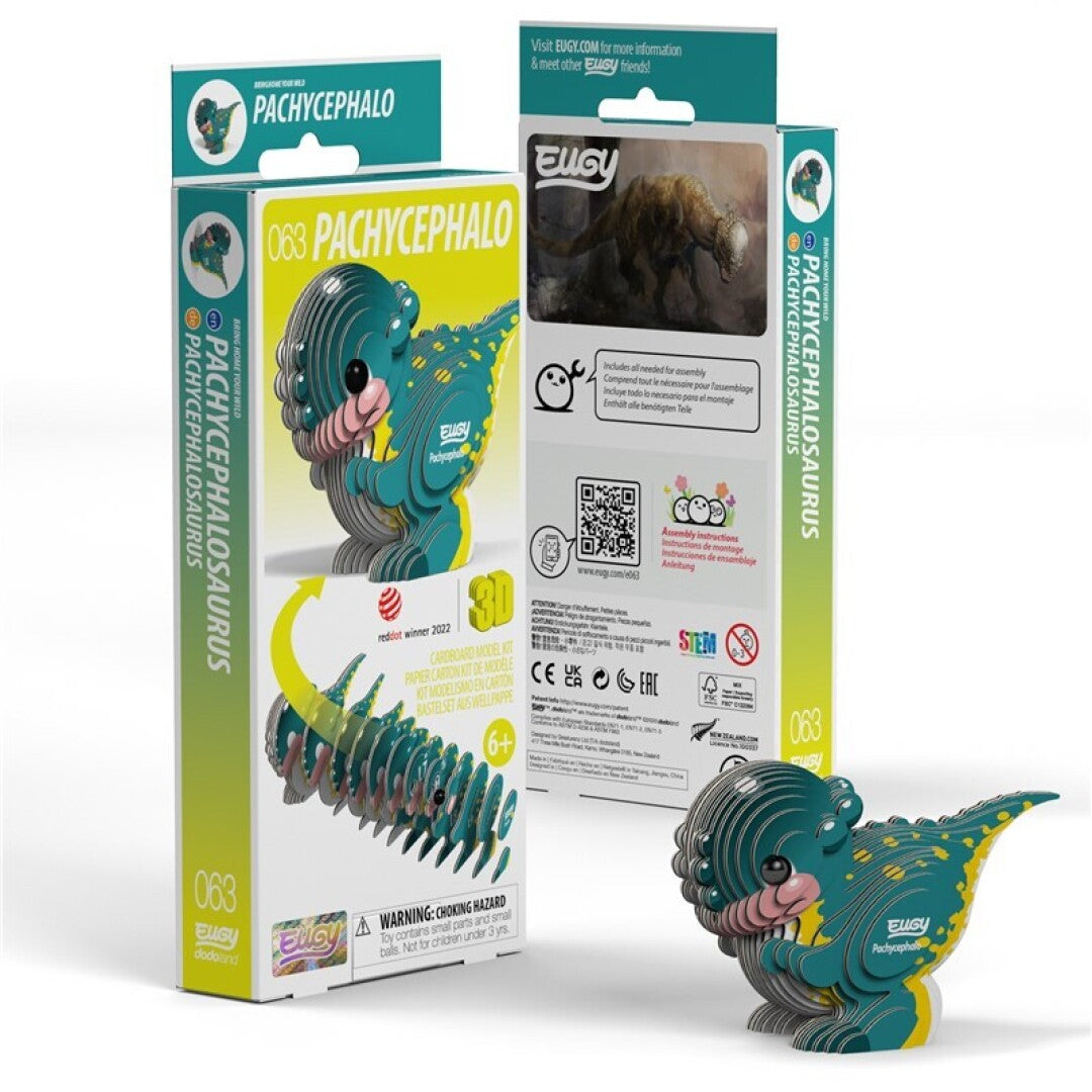 Puzzle 3D Eugy Pachycephalosaurus para Montar