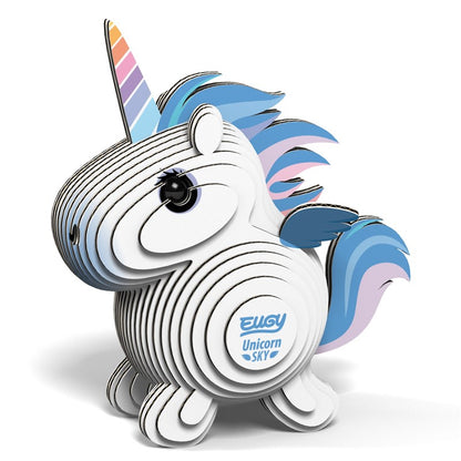 Puzzle 3D Eugy Unicorn Sky para Montar