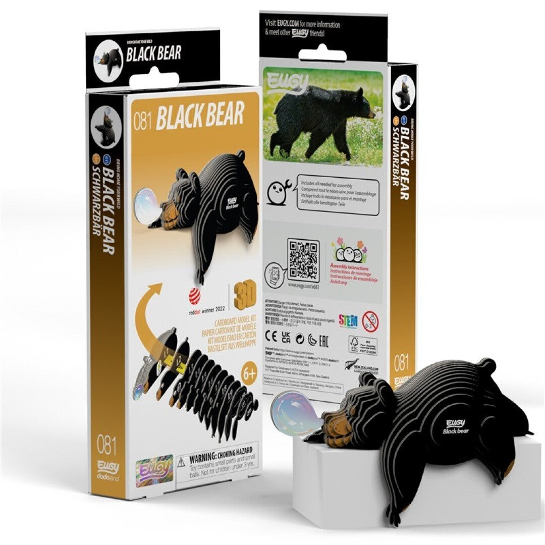 Puzzle 3D Eugy Oso Negro para Montar