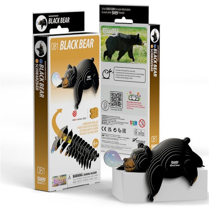 Puzzle 3D Eugy Oso Negro para Montar