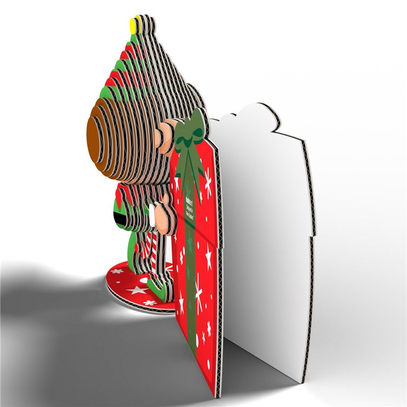Puzzle 3D Eugy Elfo de Navidad para Montar
