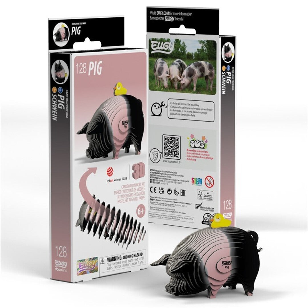 Puzzle 3D Eugy Cerdito para Montar