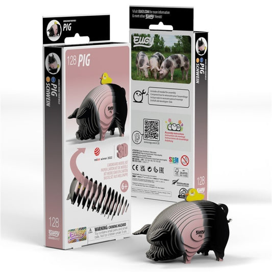 Puzzle 3D Eugy Cerdito para Montar