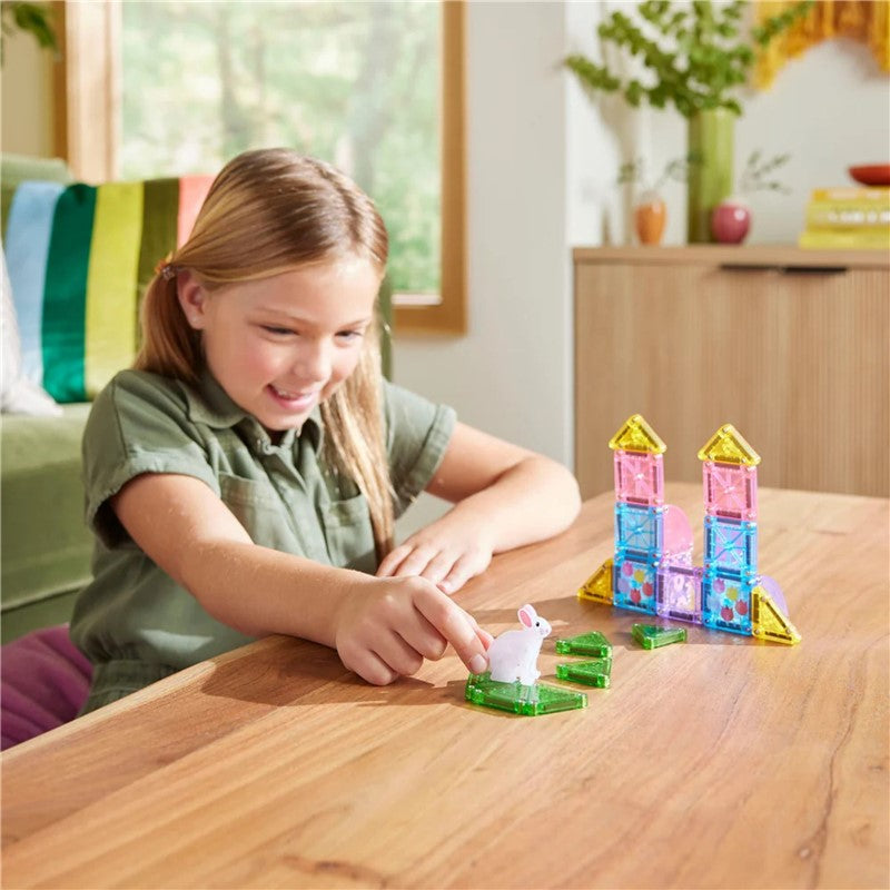 MAGNA-TILES microMAGS Spring Garden Travel Set Magnético Infantil