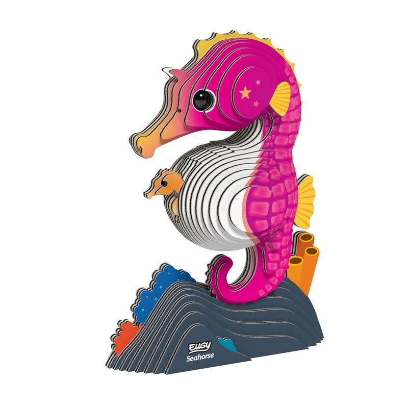 Puzzle 3D Eugy Caballito de Mar Ecológico para Montar
