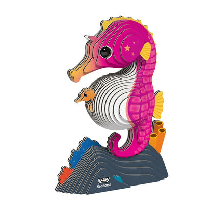 Puzzle 3D Eugy Caballito de Mar Ecológico para Montar