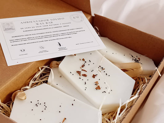 Wax Bars (ambientadores sólidos soja) cedro y sándalo