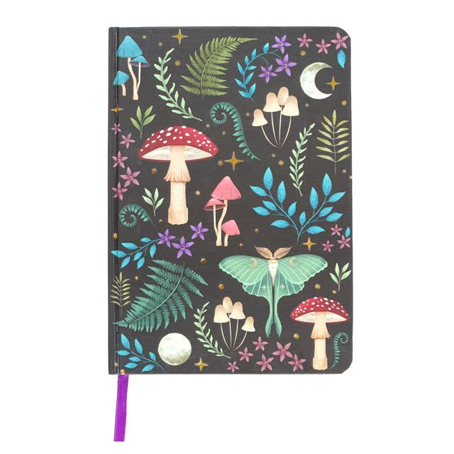 Libreta A5 con estampado de bosque