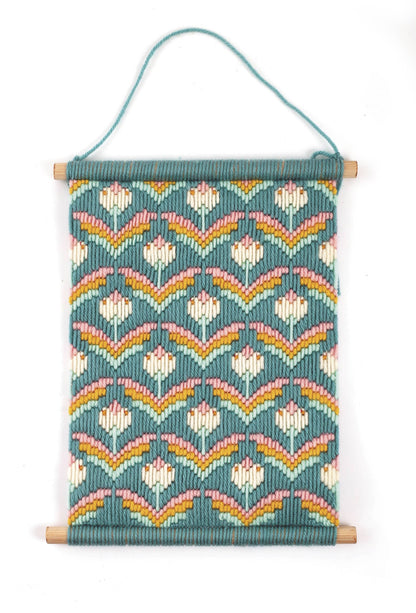Kit de lienzo con flores tropicales