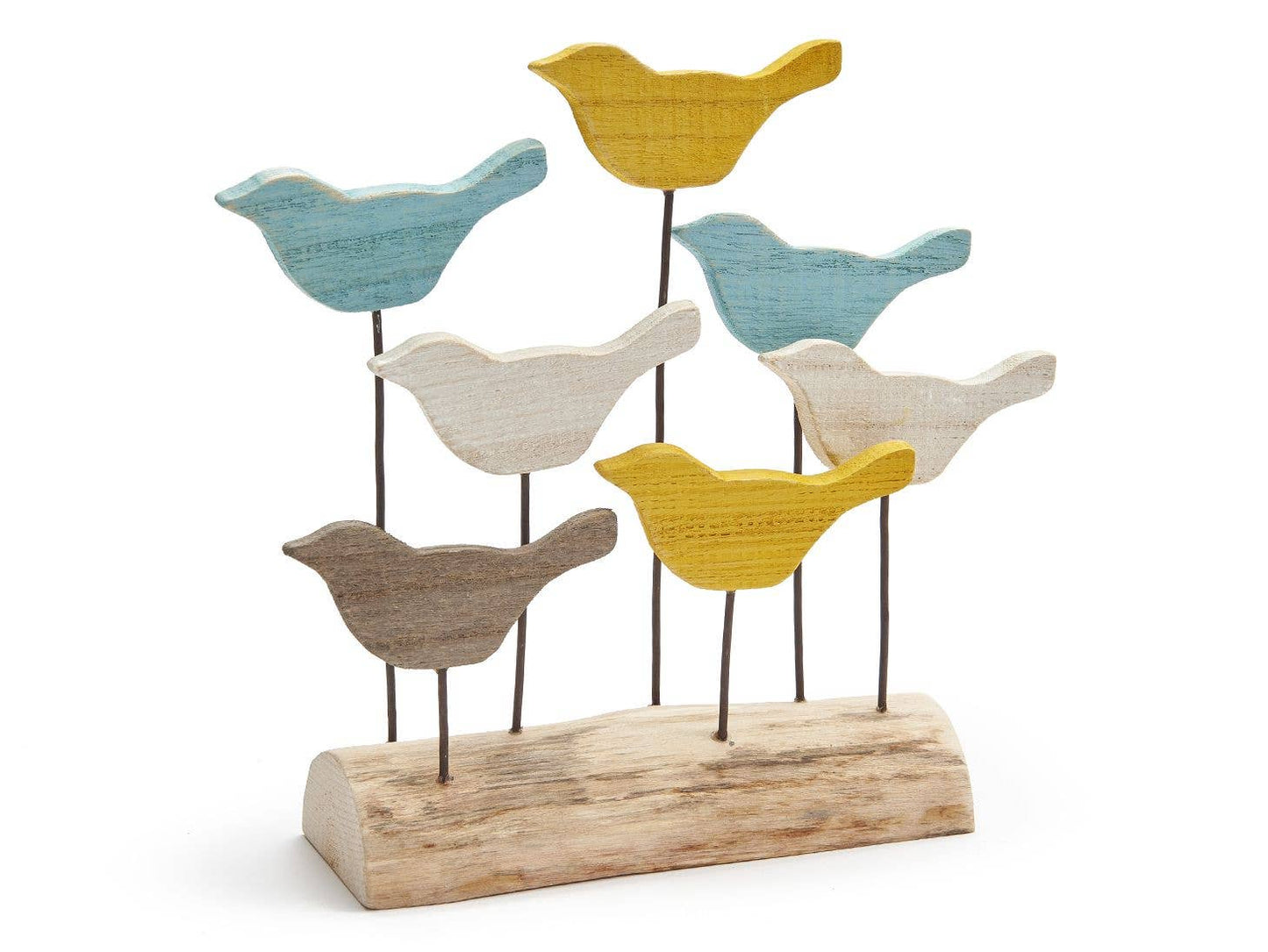 Pájaros en madera