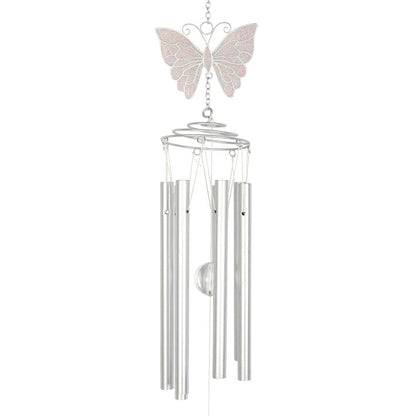 Campana de Viento Mariposa Blanca