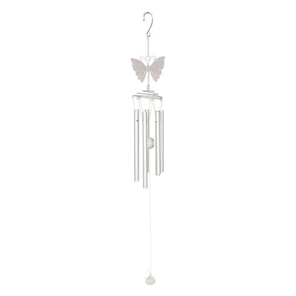 Campana de Viento Mariposa Blanca