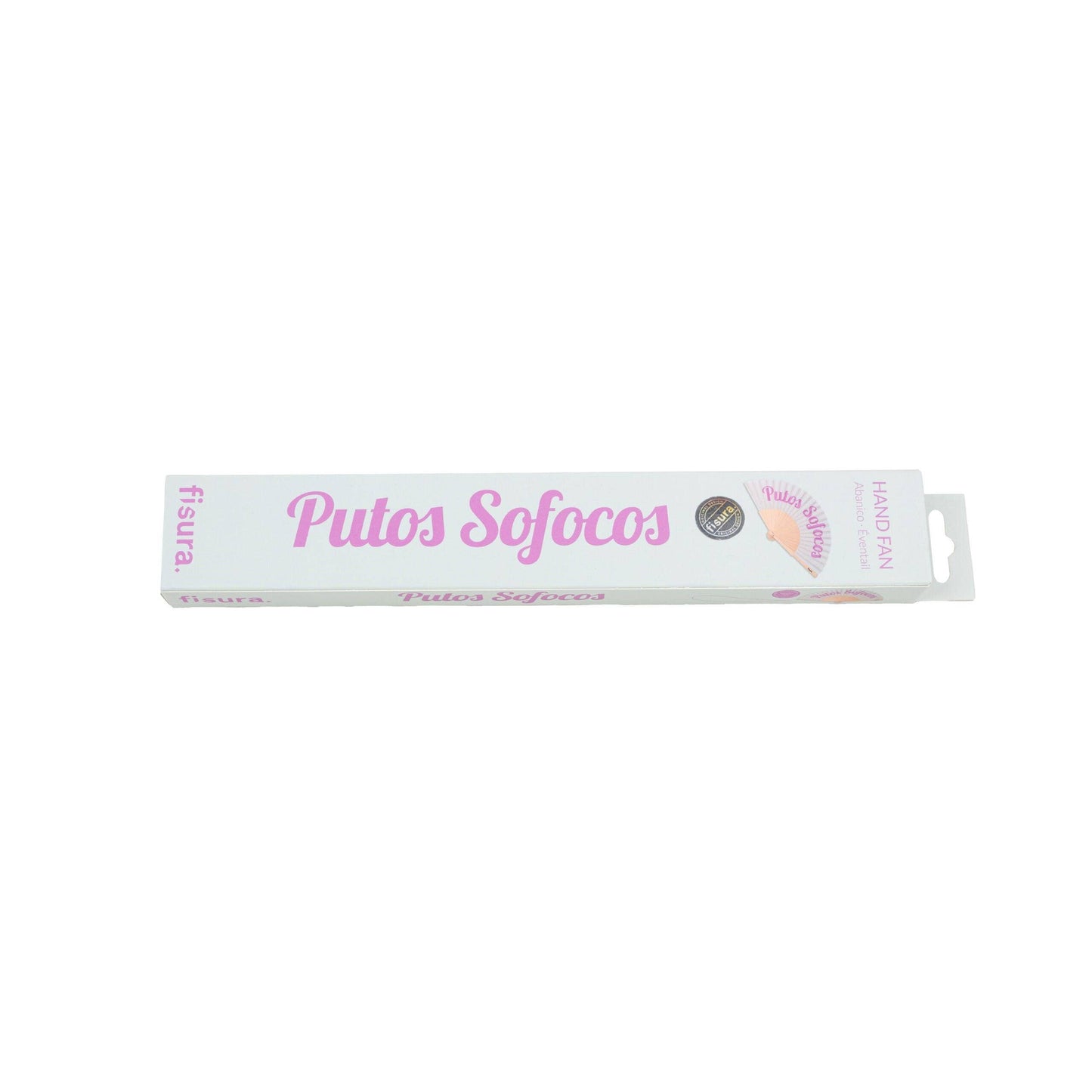 Abanico "Putos Sofocos" Menta Y Morado