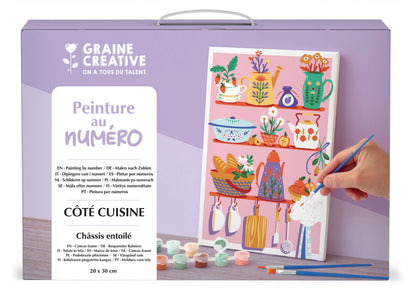 PINTURA POR NÚMERO 30x20 LADO COCINA