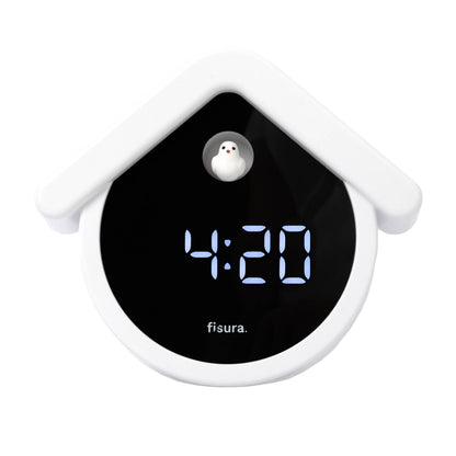Reloj Cuco Digital Blanco Y Negro
