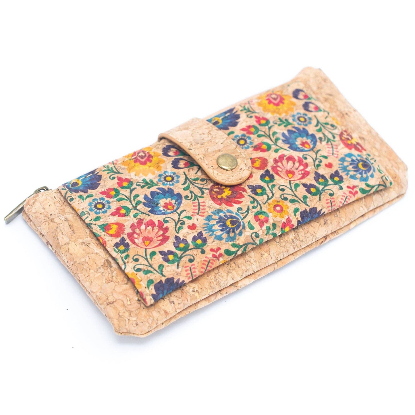 Carteras de tarjetas delgadas para mujer con estampado de flores BAG-2223