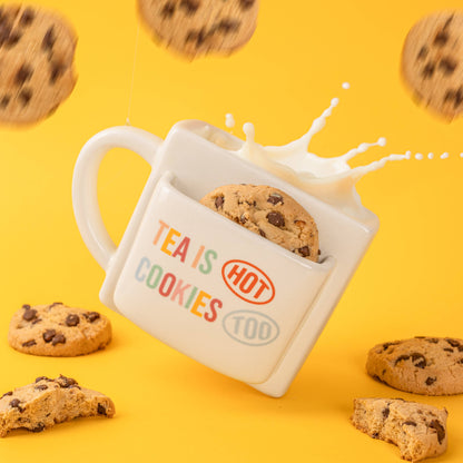 Taza Bolsillo "Tea Is Hot Cookies Too"