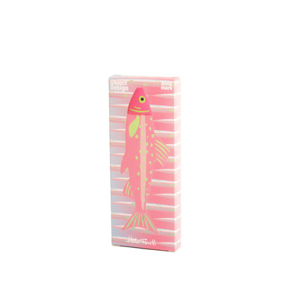 Marcapáginas pez rígido original – Bookmark decorativo kawaii para libros y agendas
