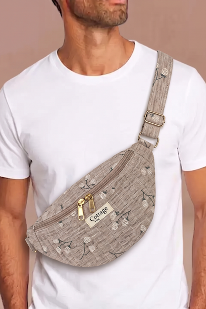 Riñonera de algodón: Marguerite rose