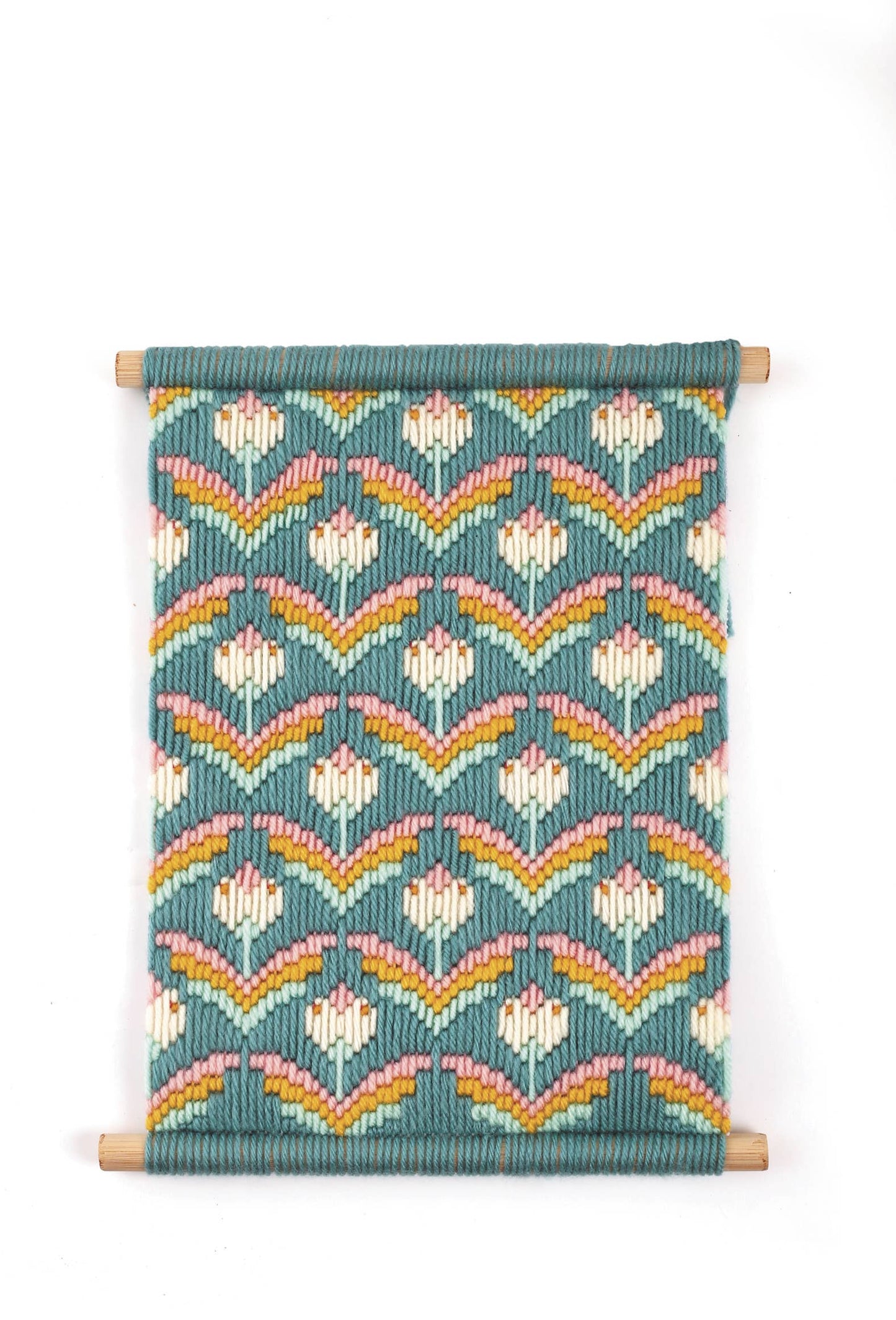 Kit de lienzo con flores tropicales
