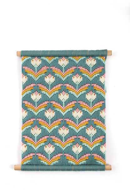 Kit de lienzo con flores tropicales