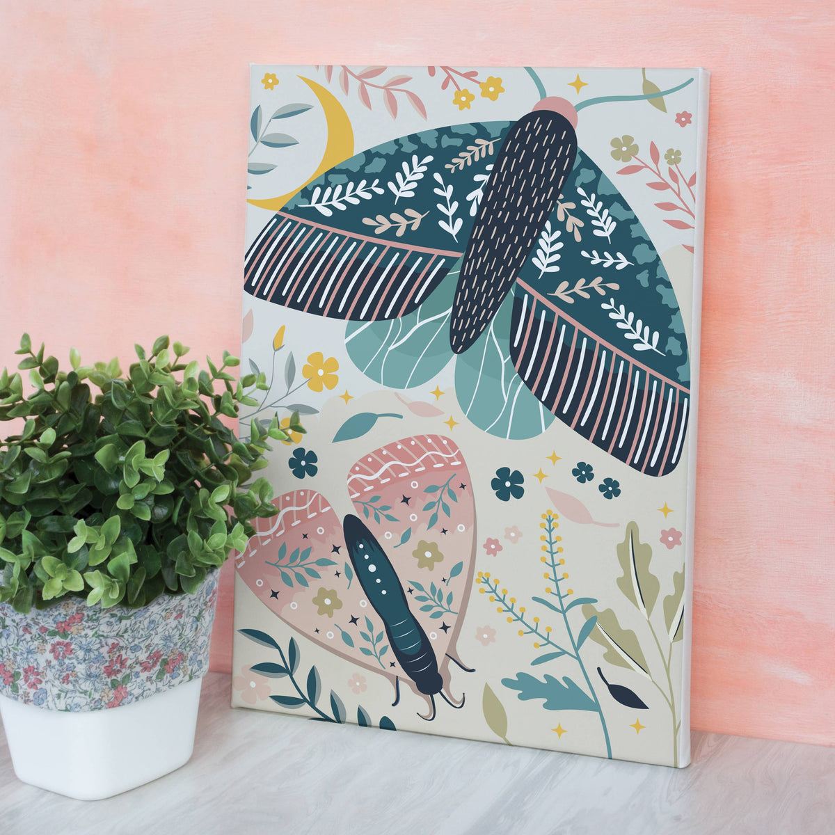 Pintura por números de mariposas