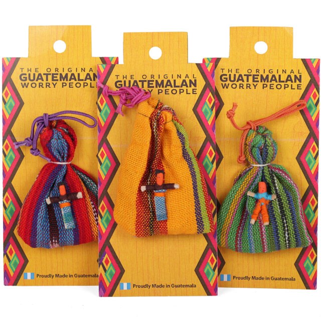 Muñecas Quitapenas de Guatemala – Bolsa con 6 Unidades